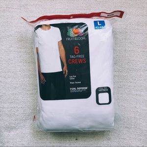 Tagless Crew Neck Tees